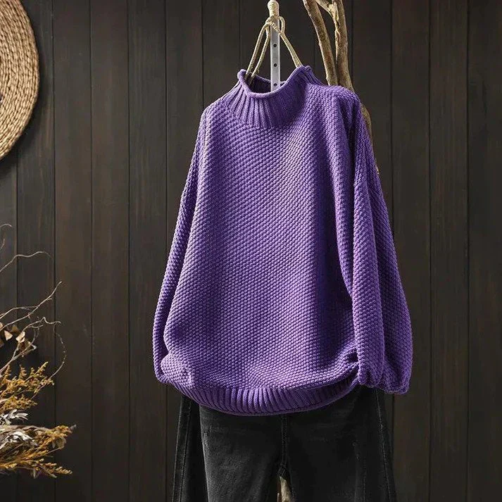 MILOU | GESTRICKTER ROLLKRAGENPULLOVER MIT STIL - Image 4