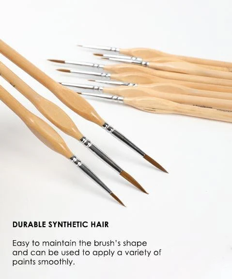 MiniStrich™ Hochwertige Synthetische Feinpinsel - Image 6
