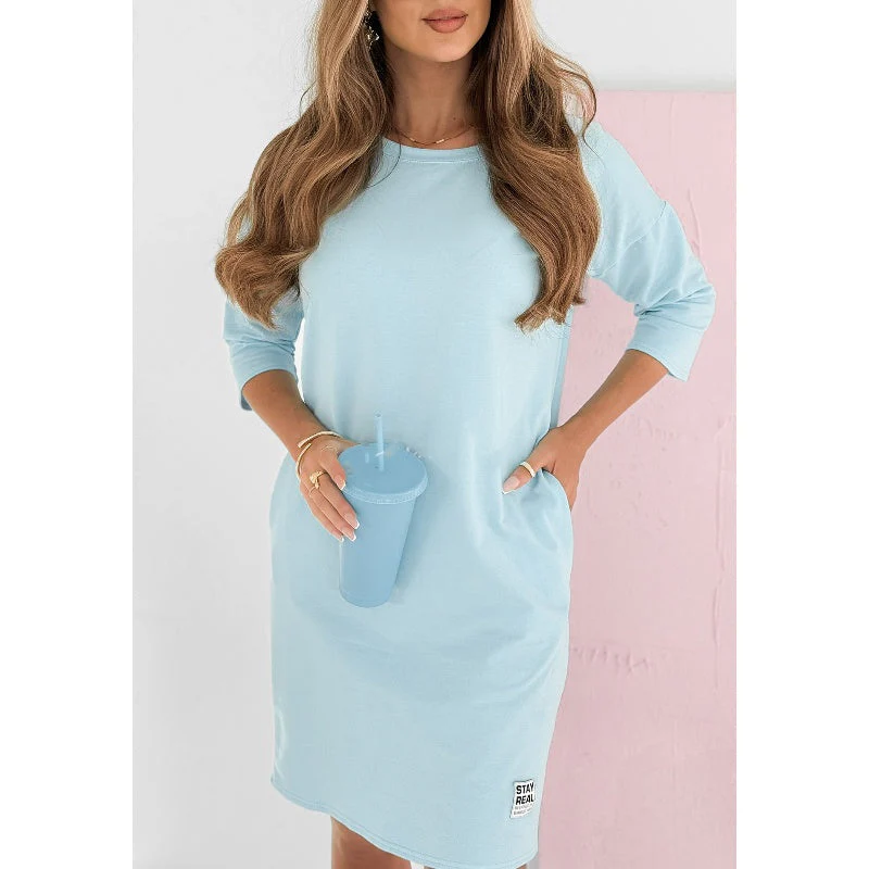 Mira | Kleid mit 3/4-Ärmeln und Taschen - Image 2
