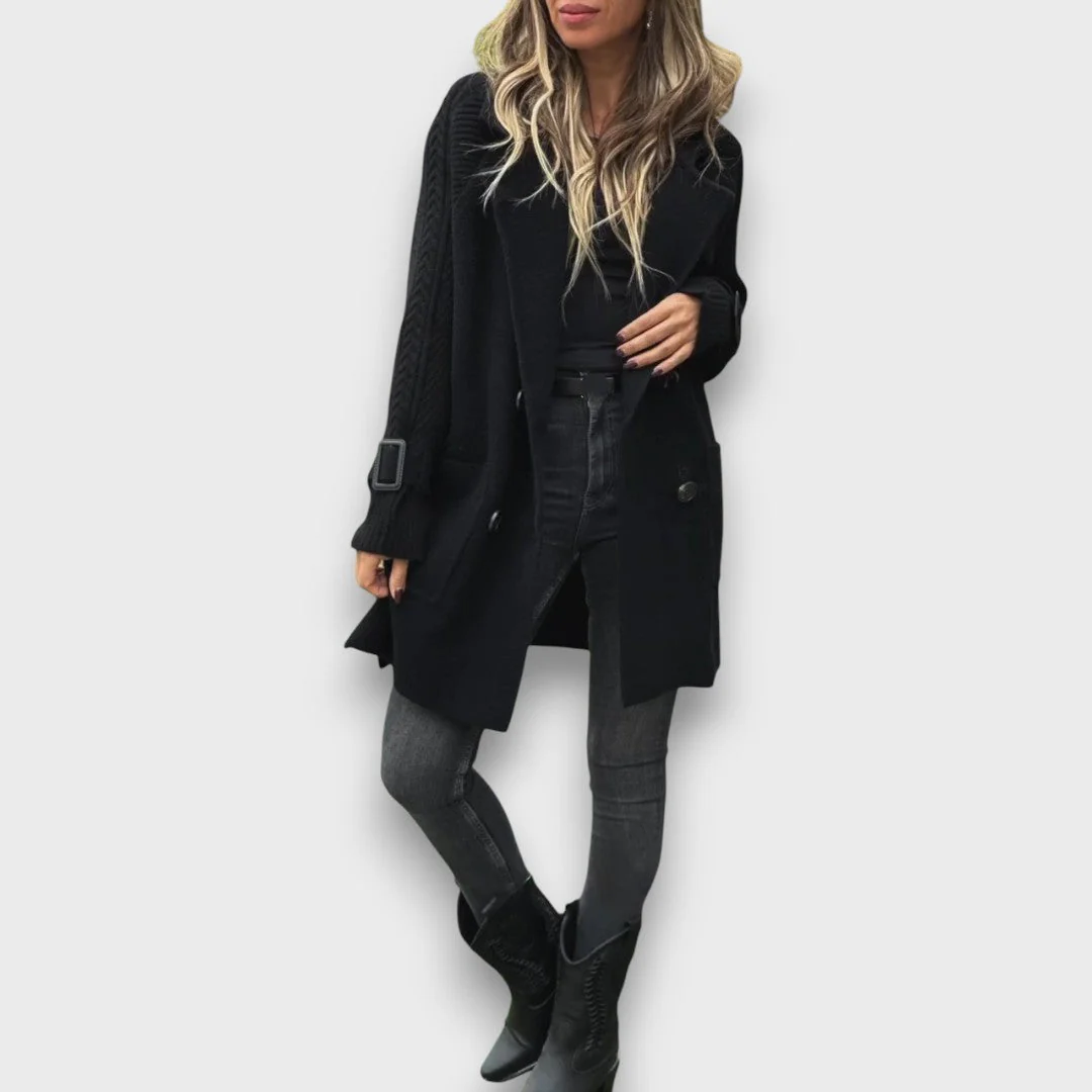 Mirela – Eleganter Strickmantel - Image 4