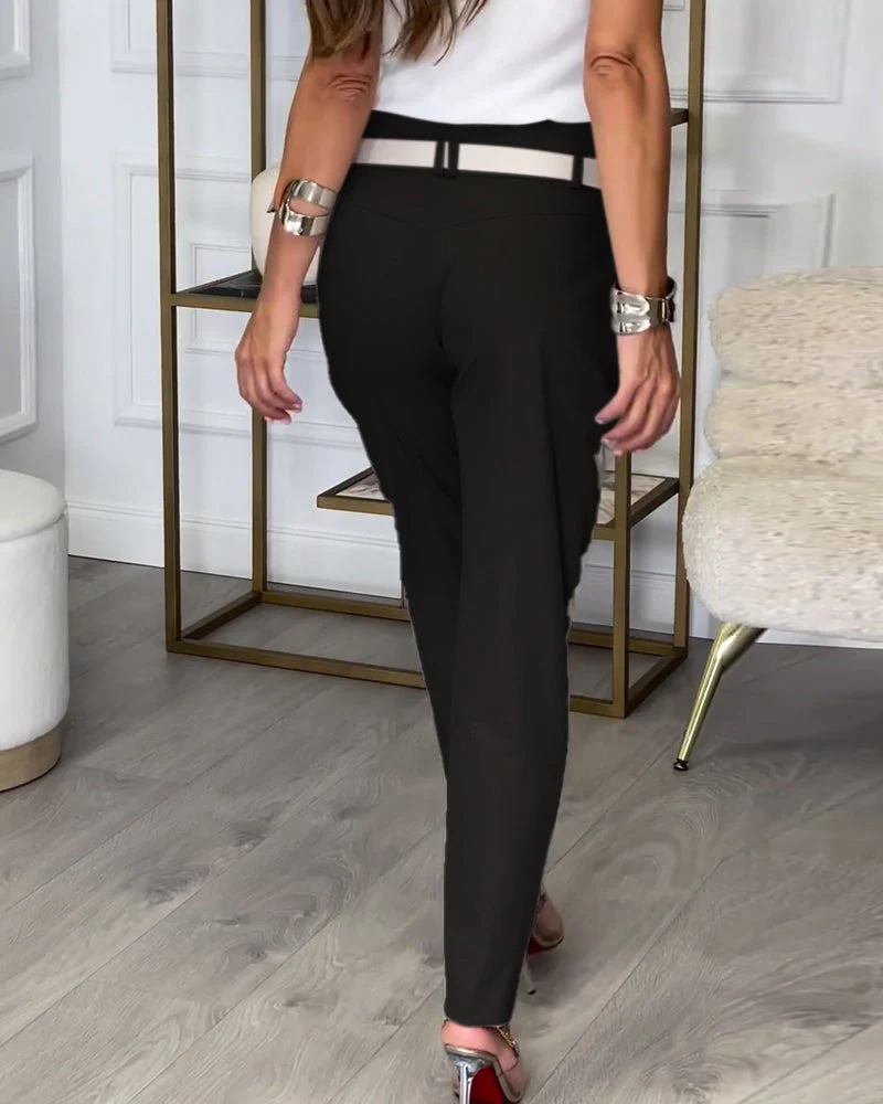 Mirella | Elegante Hose mit Gürtel - Image 10