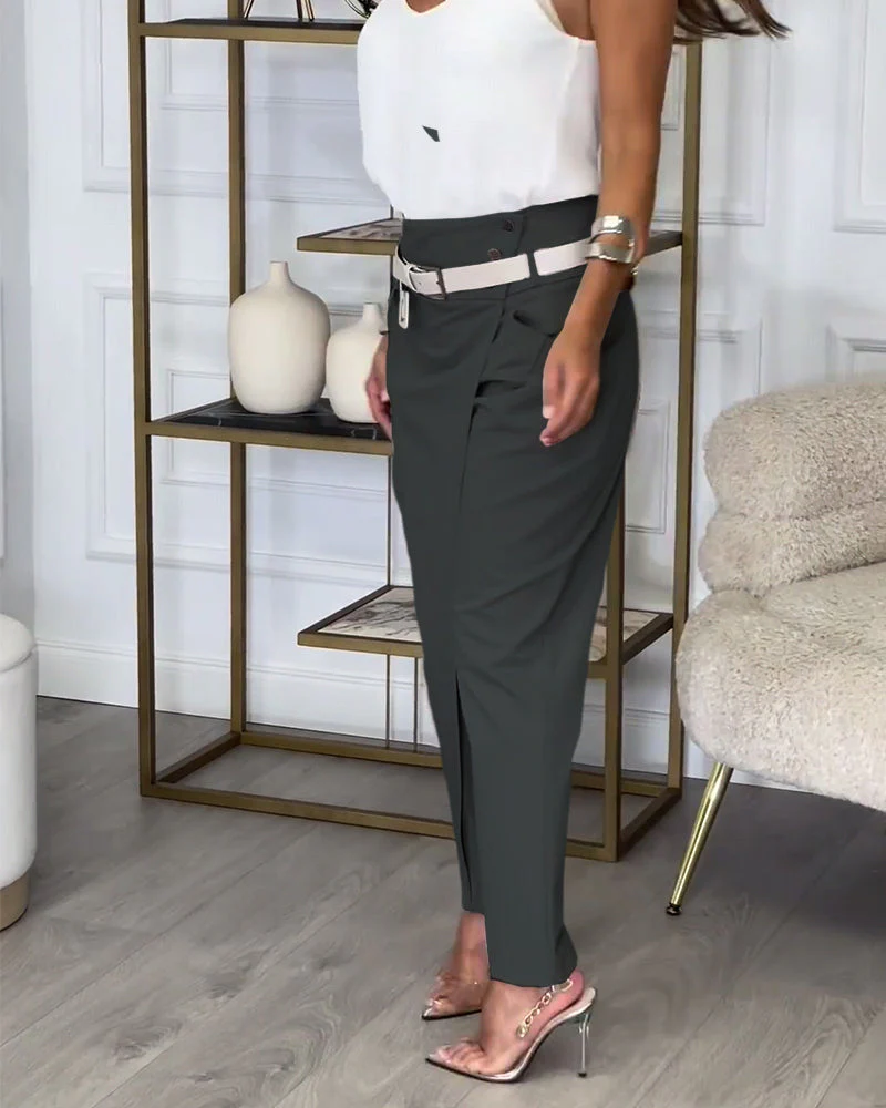 Mirella | Elegante Hose mit Gürtel - Image 11