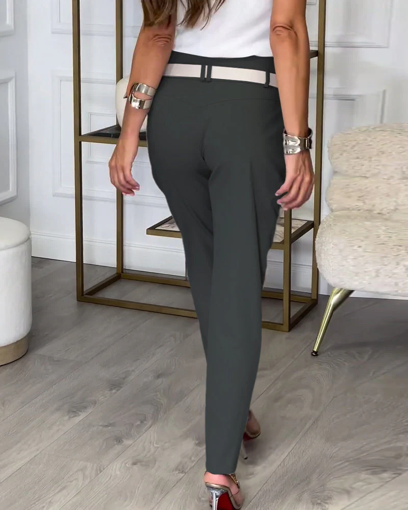 Mirella | Elegante Hose mit Gürtel - Image 12