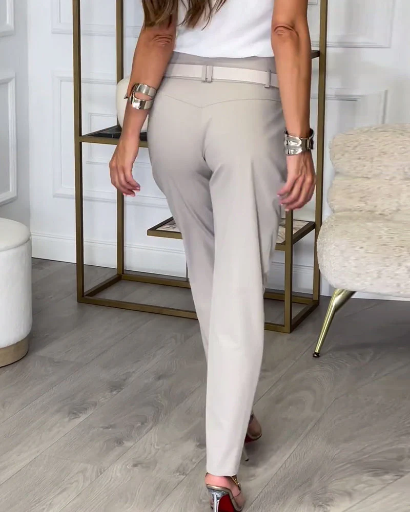 Mirella | Elegante Hose mit Gürtel - Image 4