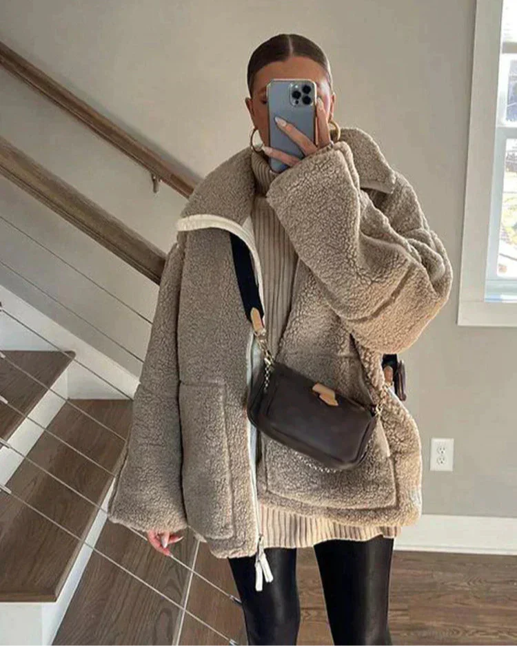 Mirella | Teddy Fleece Jacke - Image 2