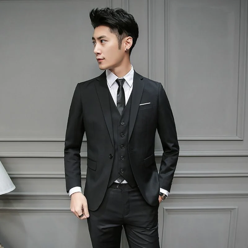 Moderne Fit Hochzeitsgast Anzug Herren | Business und Hochzeit
