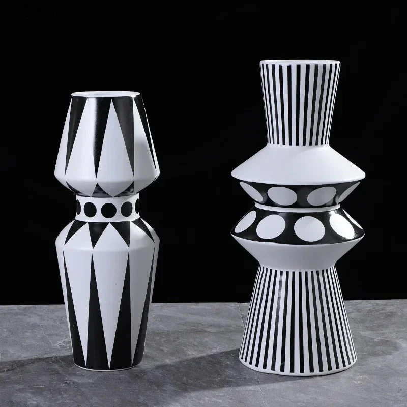Moderne geometrische Vase - Image 3