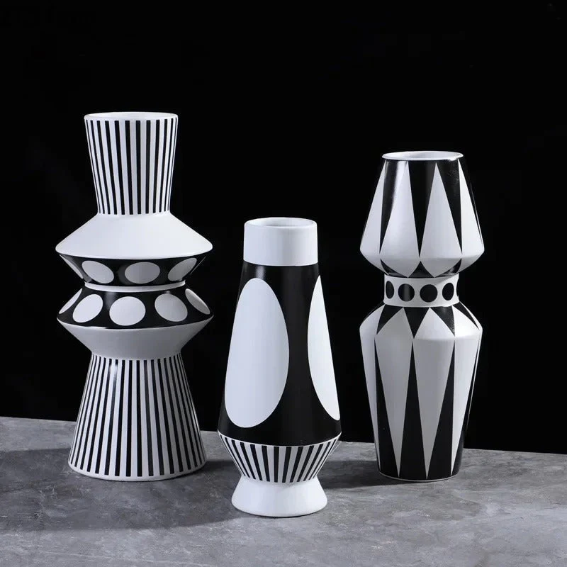 Moderne geometrische Vase - Image 5