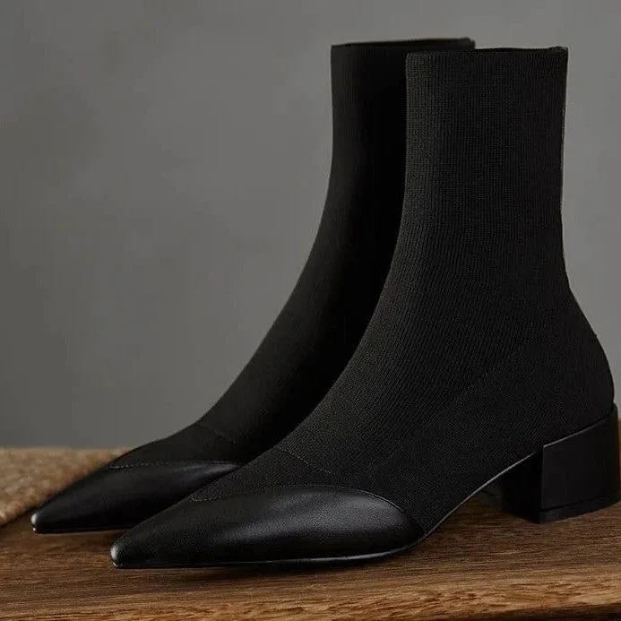 Moderne Knitted Sock-Stiefel - Image 15