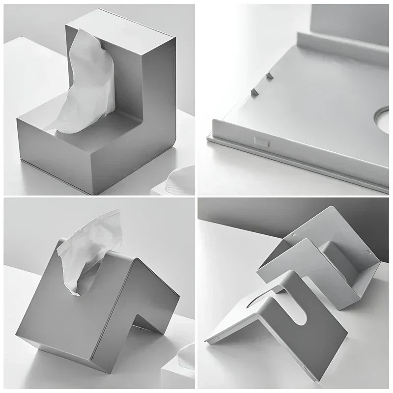 Moderner L-förmiger Taschentuch-Organizer – Platzsparende und stilvolle Aufbewahrungslösung - Image 4