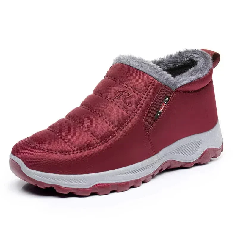 Modische Schlupf-Winterstiefel für Damen | Mit Reißverschluss - Image 2