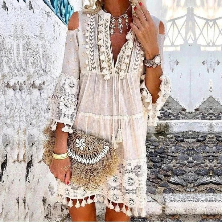 Monika | Boho festliches Freizeitkleid - Image 2