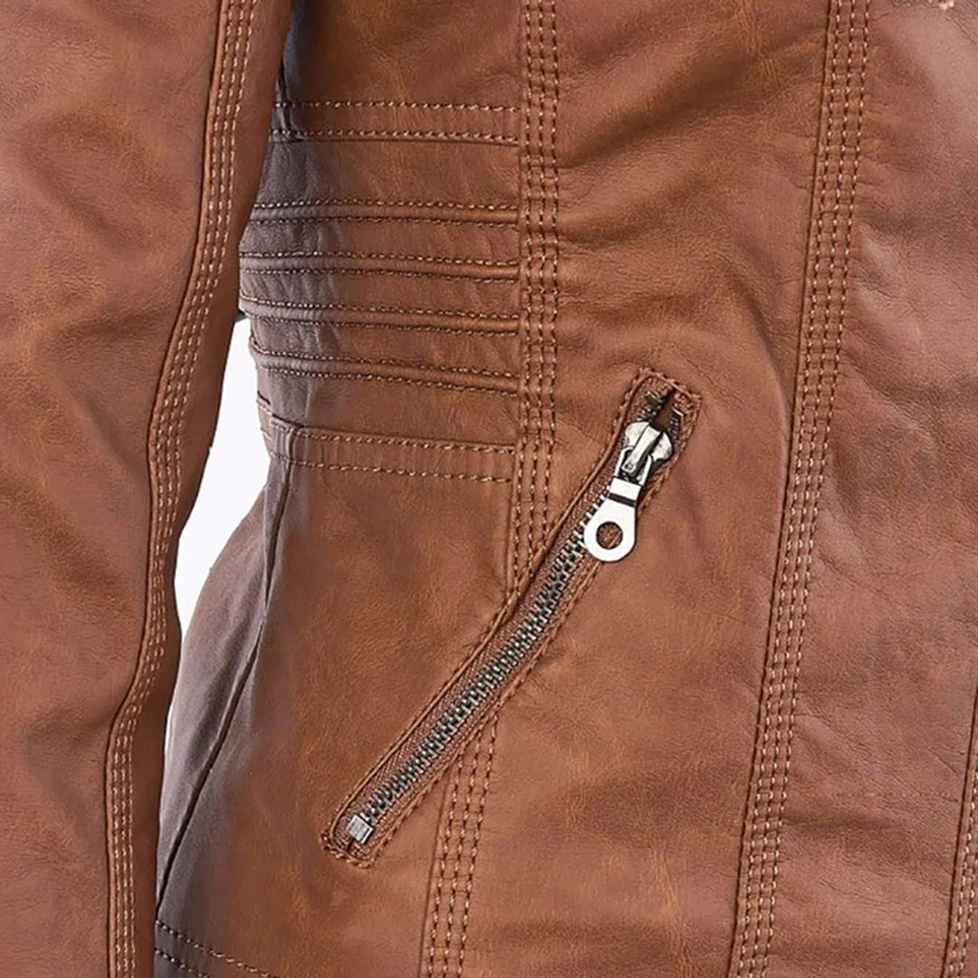 Monika™ | Robuste und elegante Lederjacke - Image 10