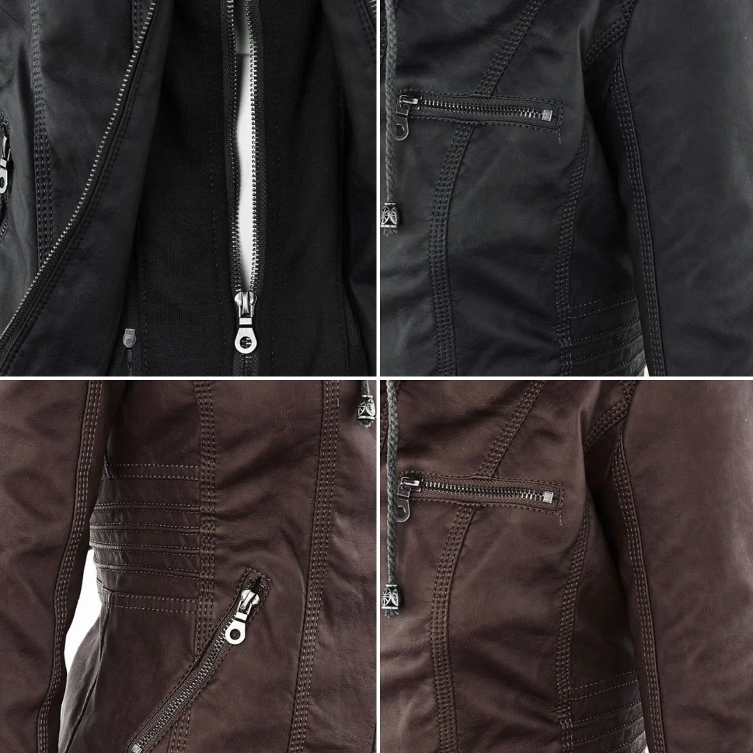 Monika™ | Robuste und elegante Lederjacke - Image 17