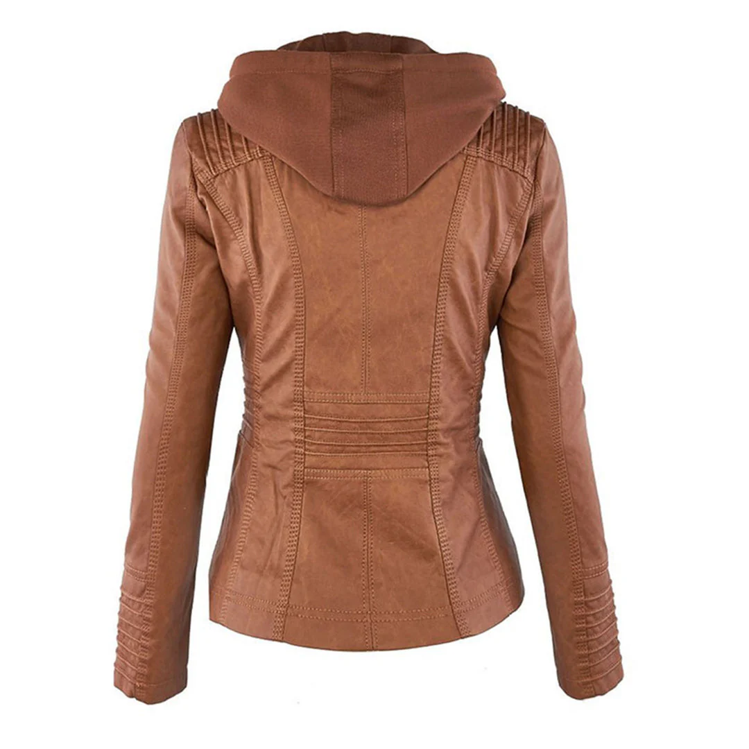 Monika™ | Robuste und elegante Lederjacke - Image 3