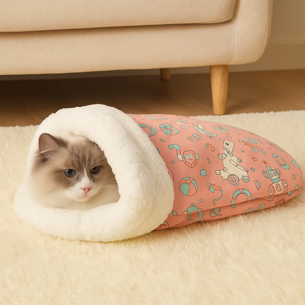 MoonLounge | Plüsch-Katzen-Schlafpod