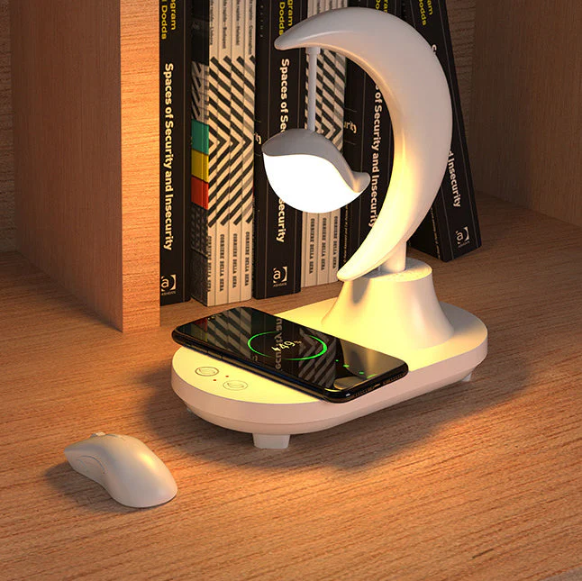 Moonsphere kabellose LED-Lampe mit Bluetooth-Lautsprecher und Ladegerät - Image 2