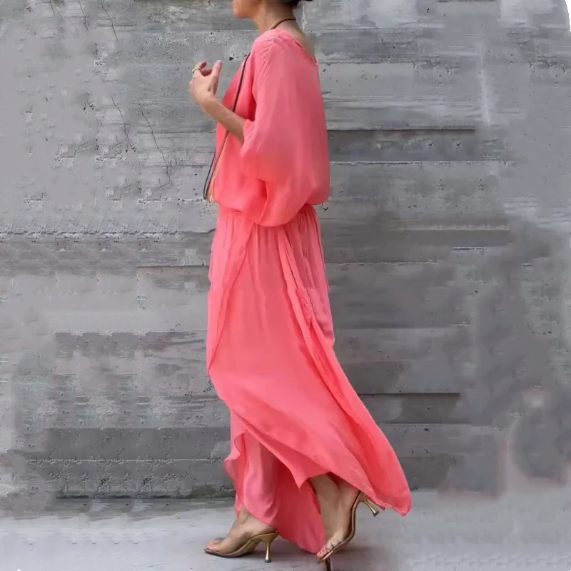NADIRA - ASYMMETRISCHES BLUSE- UND HOSENSET - Image 3