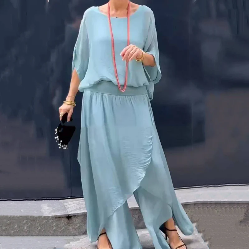 NADIRA - ASYMMETRISCHES BLUSE- UND HOSENSET - Image 4