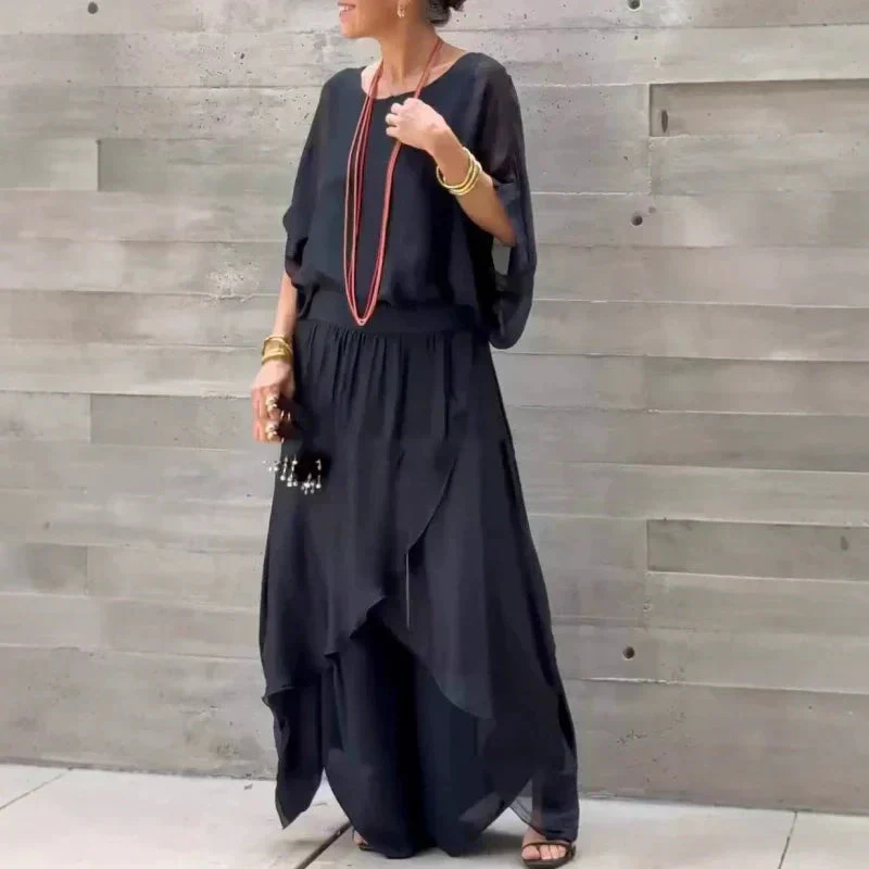 NADIRA - ASYMMETRISCHES BLUSE- UND HOSENSET - Image 5