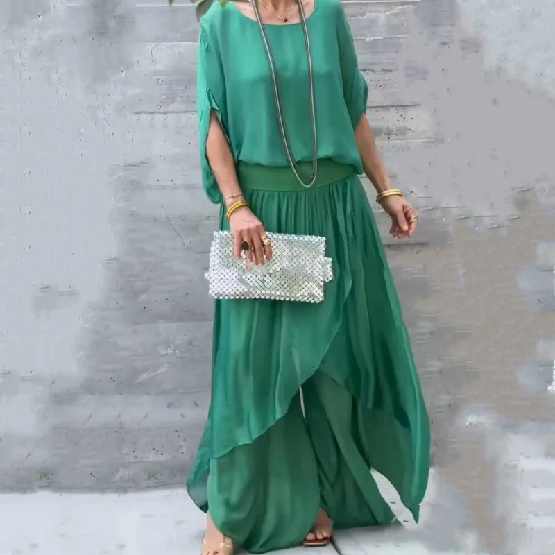 NADIRA - ASYMMETRISCHES BLUSE- UND HOSENSET - Image 6