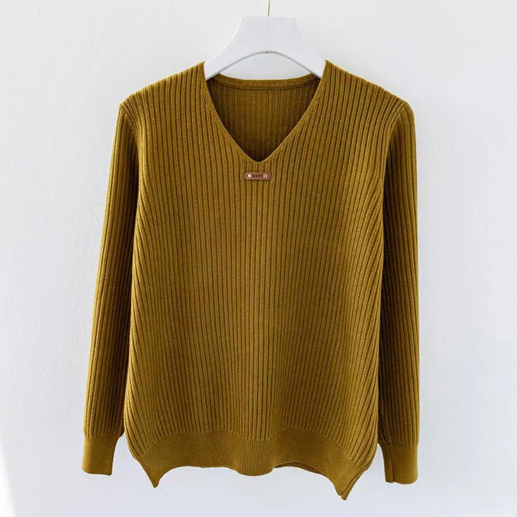 NADJA - ENG ANLIEGENDER RIPPSTRICKPULLOVER - Image 4