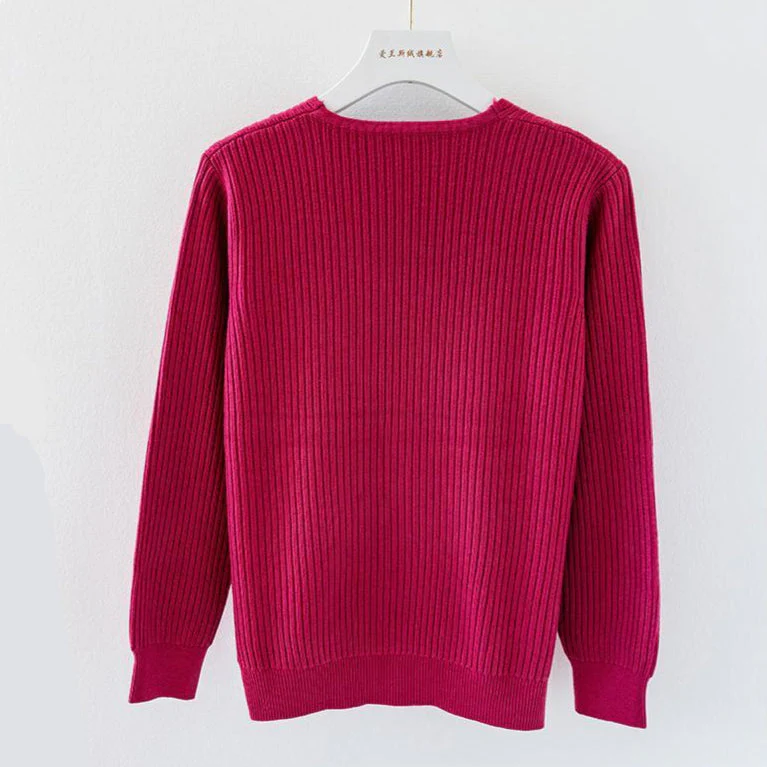 NADJA - ENG ANLIEGENDER RIPPSTRICKPULLOVER - Image 5