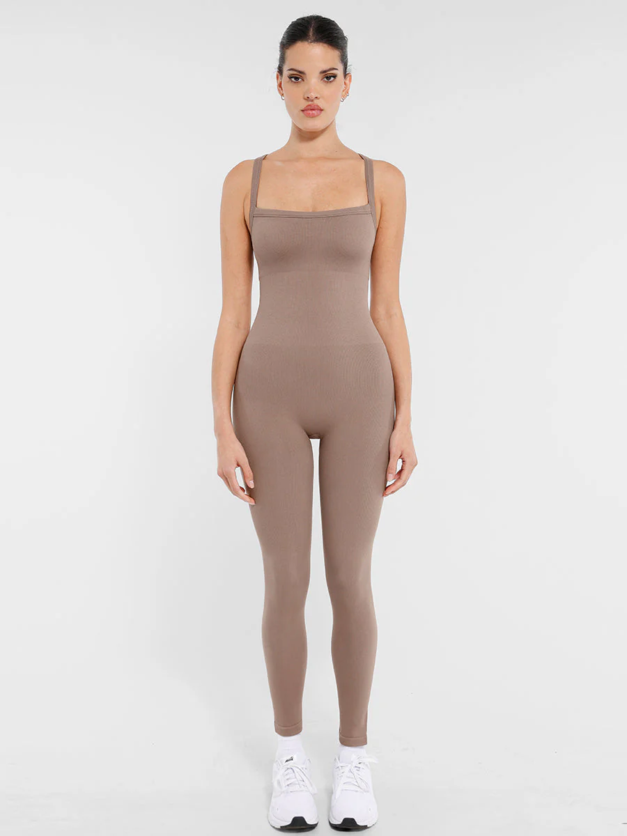 Nahtloser Jumpsuit zur Bauchkontrolle - Image 11
