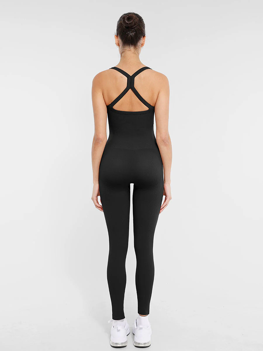 Nahtloser Jumpsuit zur Bauchkontrolle - Image 5