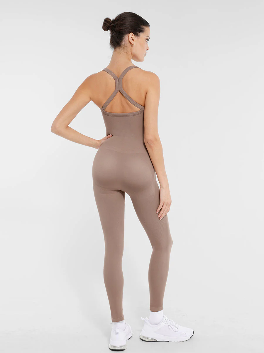 Nahtloser Jumpsuit zur Bauchkontrolle - Image 6