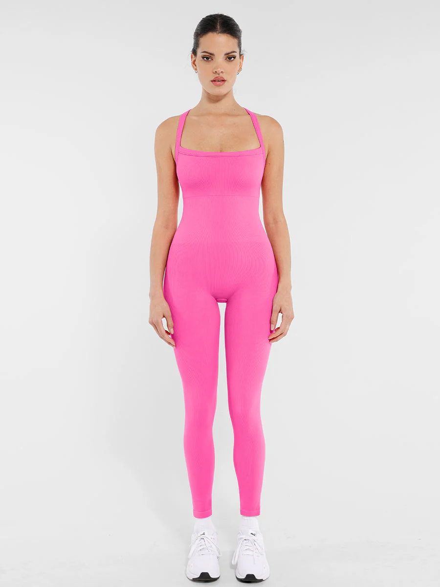 Nahtloser Jumpsuit zur Bauchkontrolle - Image 9