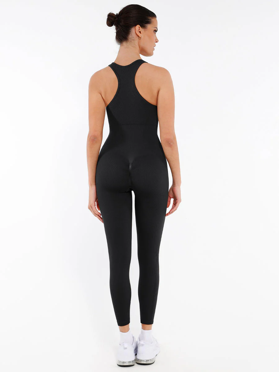 Nahtloser Shapewear-Jumpsuit mit Reißverschluss - Image 3