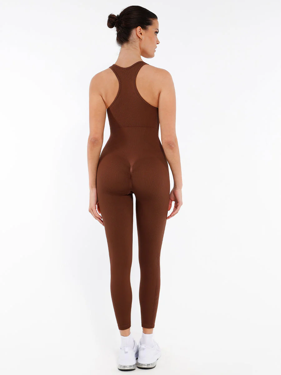 Nahtloser Shapewear-Jumpsuit mit Reißverschluss - Image 8