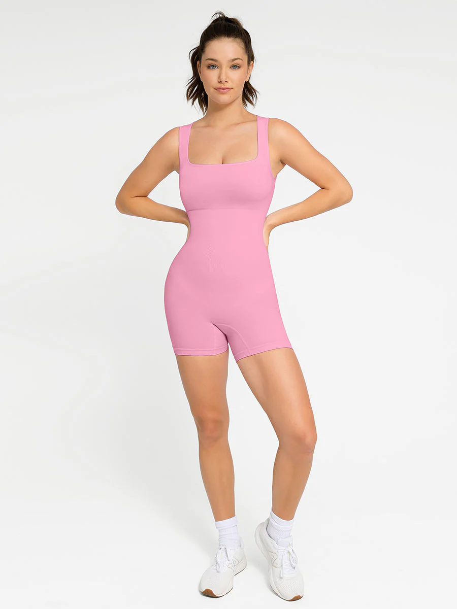 Nahtloser Shapewear-Strampler mit quadratischem Ausschnitt - Image 20