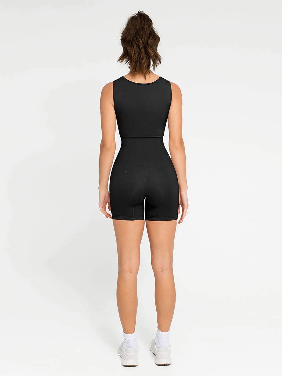 Nahtloser Shapewear-Strampler mit quadratischem Ausschnitt - Image 8