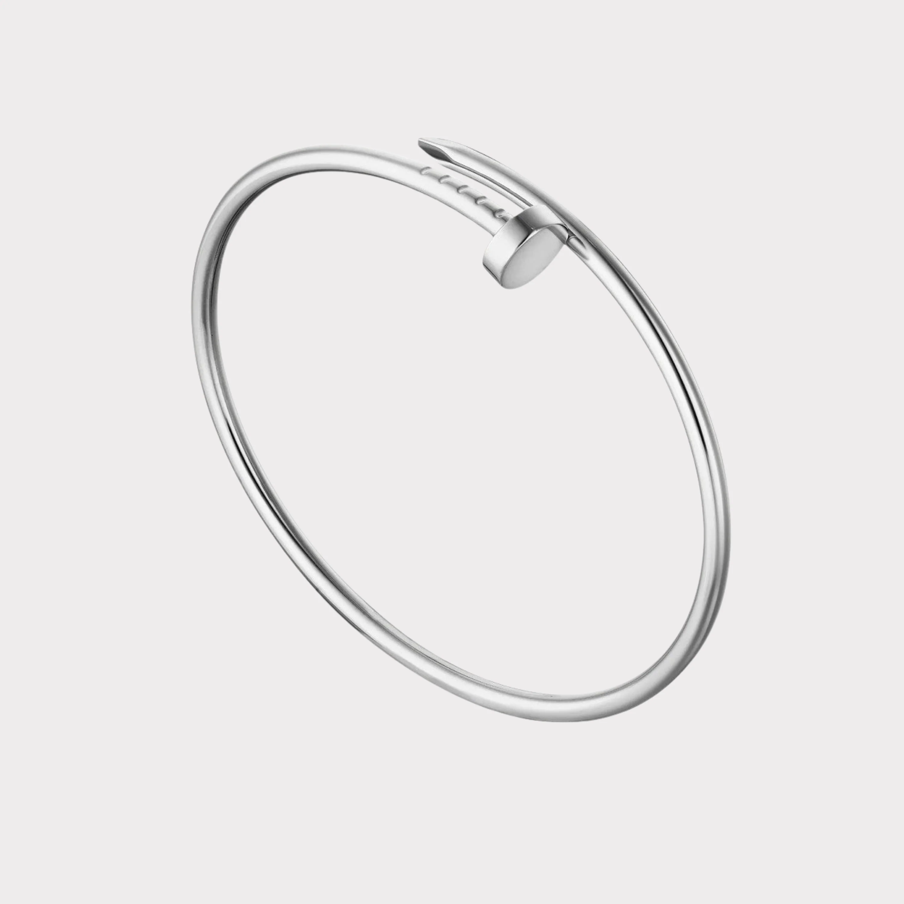 NAIL ARMBAND DÜNN | SILBER - Image 2
