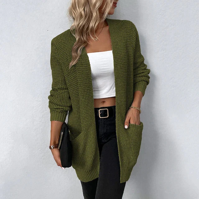 Nancy | Lässiger Strick-Cardigan mit Taschen - Image 8