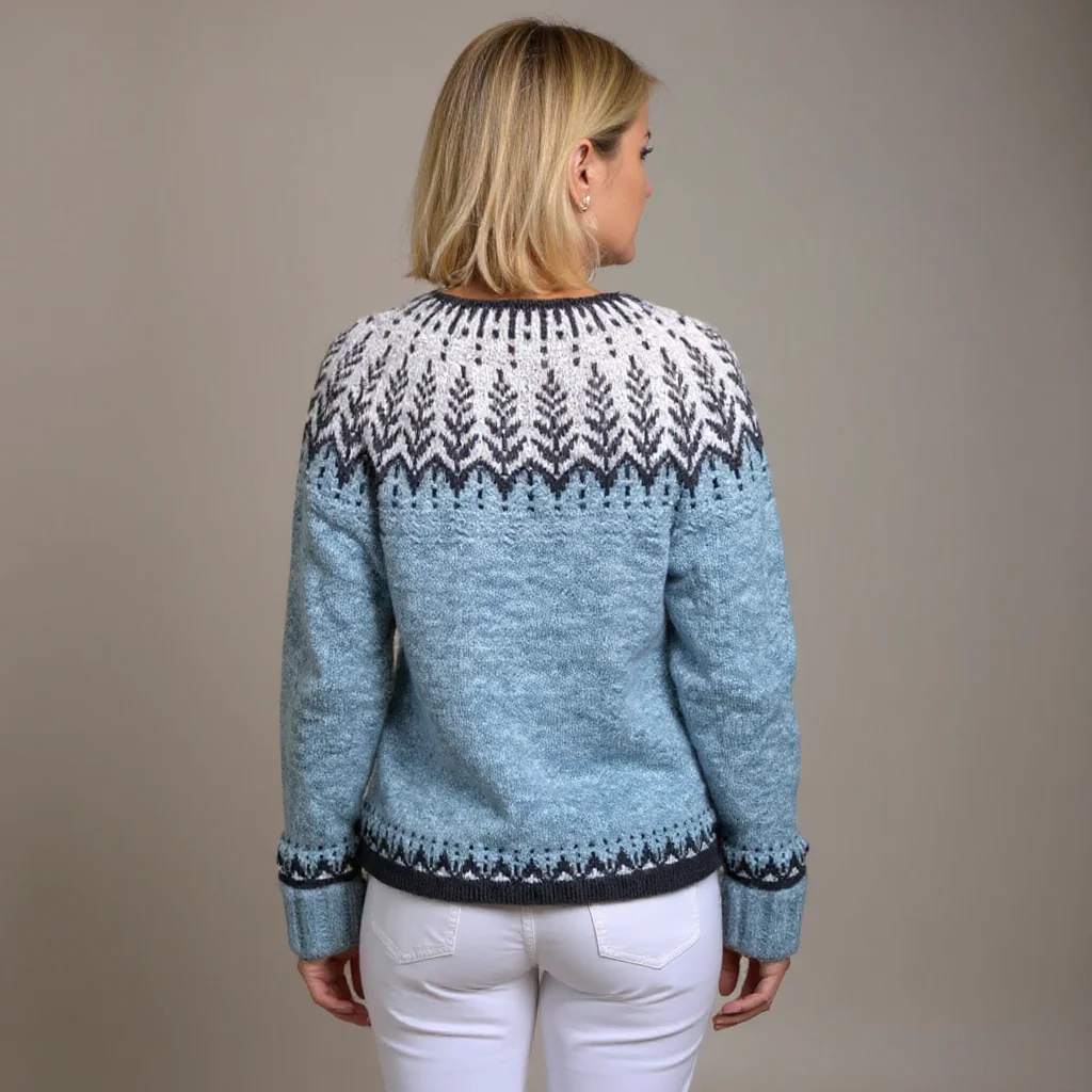 Nancy | Vintage Isländische Strickjacke - Image 3