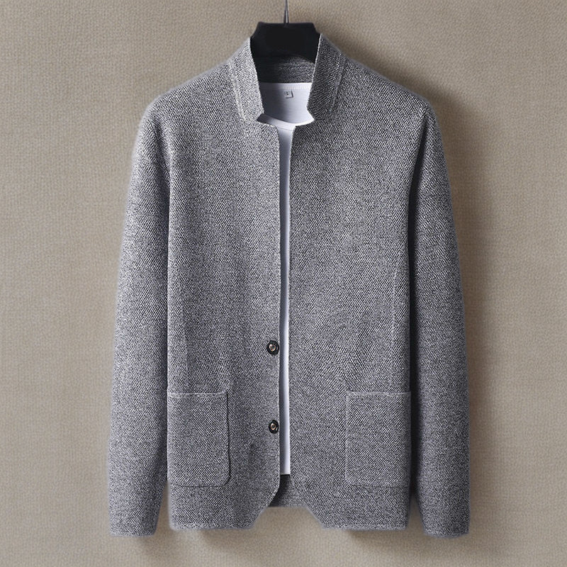 Nandor – Strickjacke Mit Fronttasche - Image 6
