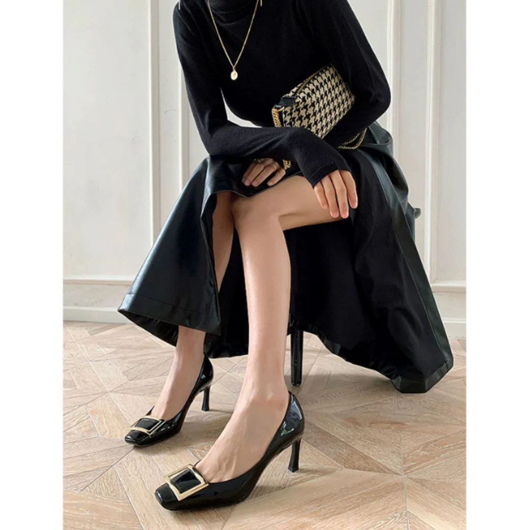 Narella™ | Elegante Sandalen mit mittelhohem Absatz und quadratischer Zehenpartie - Image 2