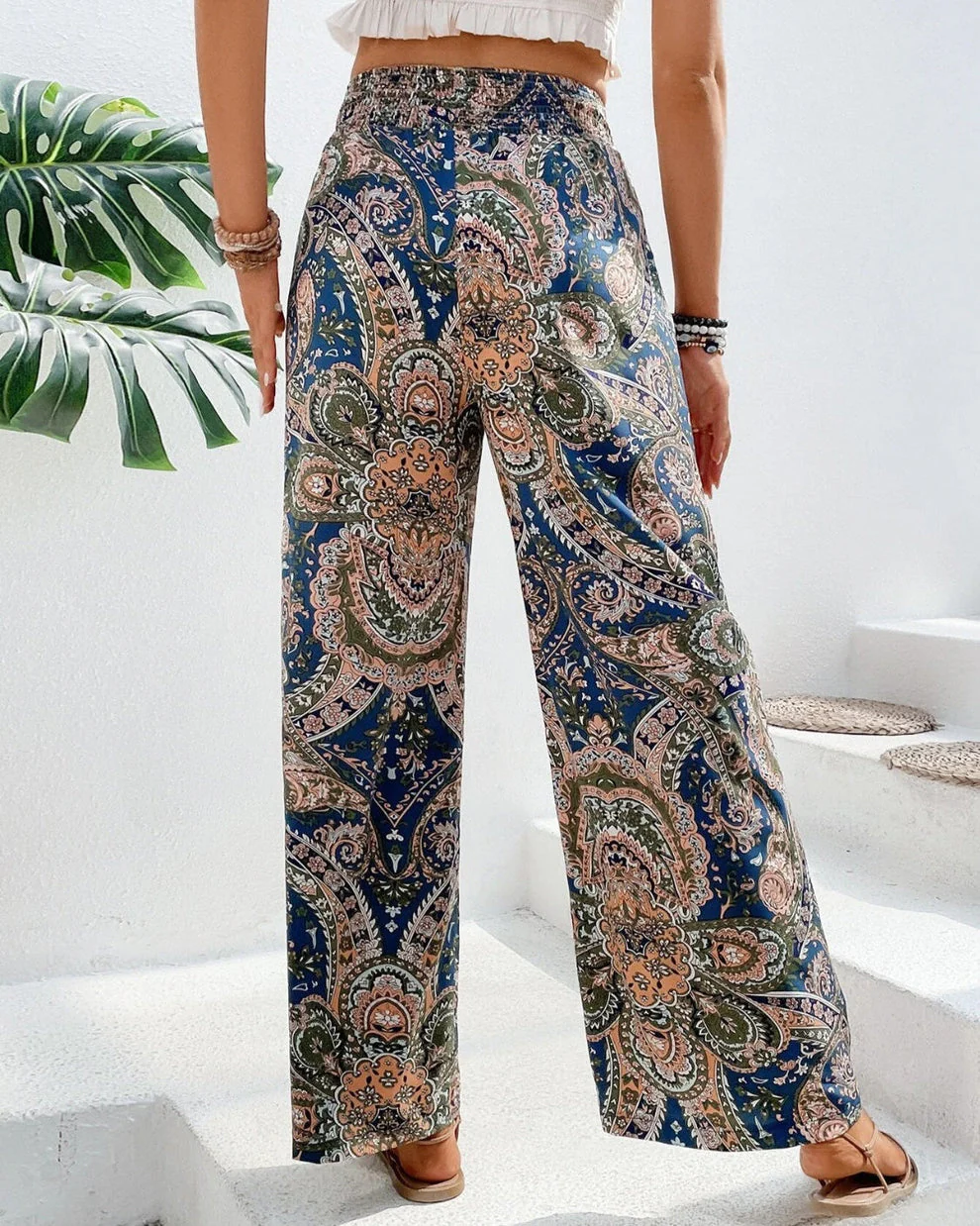 Narella - Weite Hose Mit Paisley Drucken - Image 2