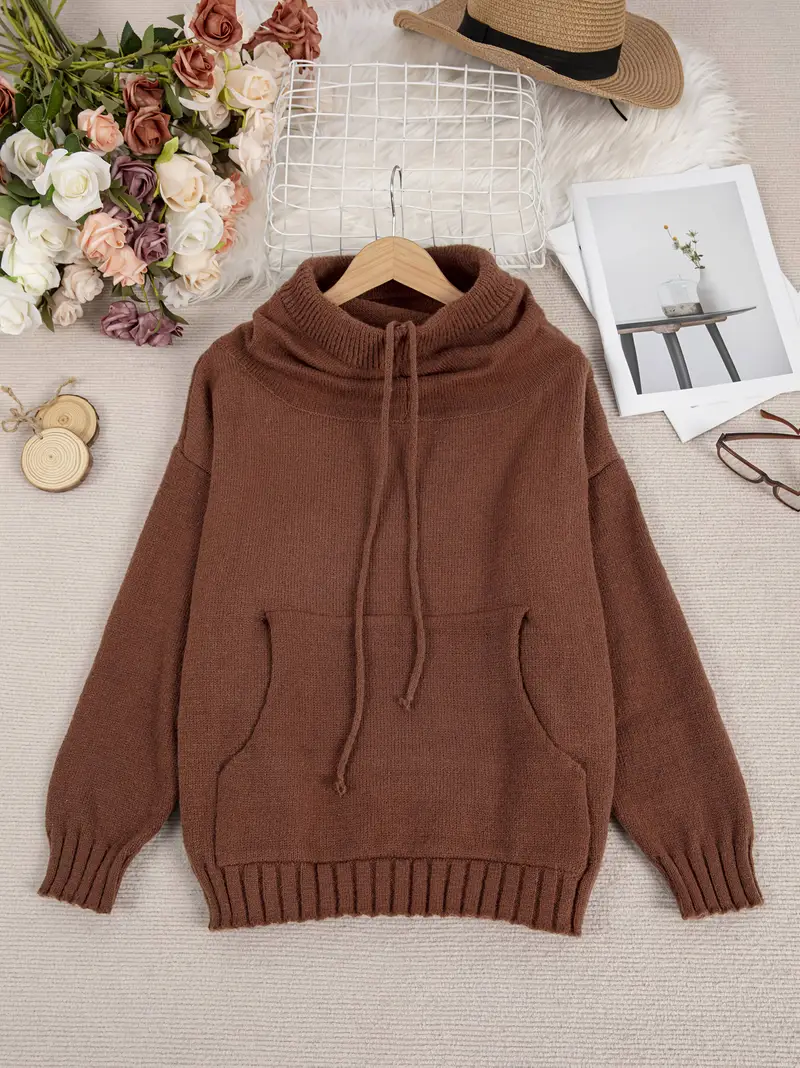 Natala - Strickpullover Mit Kängurutasche - Image 2