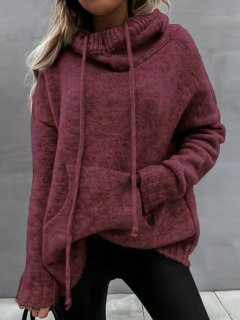 Natala - Strickpullover Mit Kängurutasche - Image 24