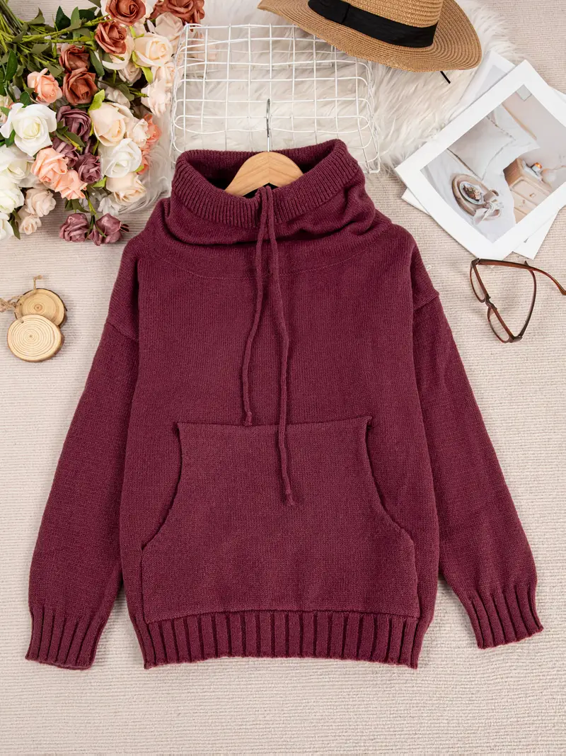 Natala - Strickpullover Mit Kängurutasche - Image 5