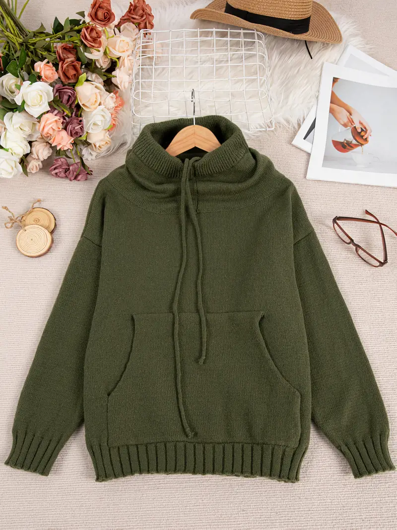 Natala - Strickpullover Mit Kängurutasche - Image 8