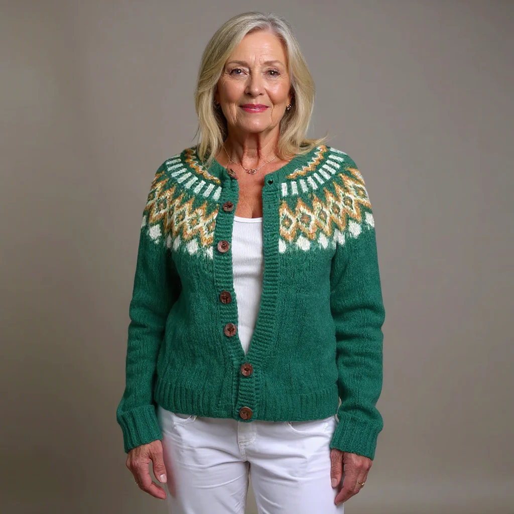 Natalia | Vintage Isländische Strickjacke - Image 2