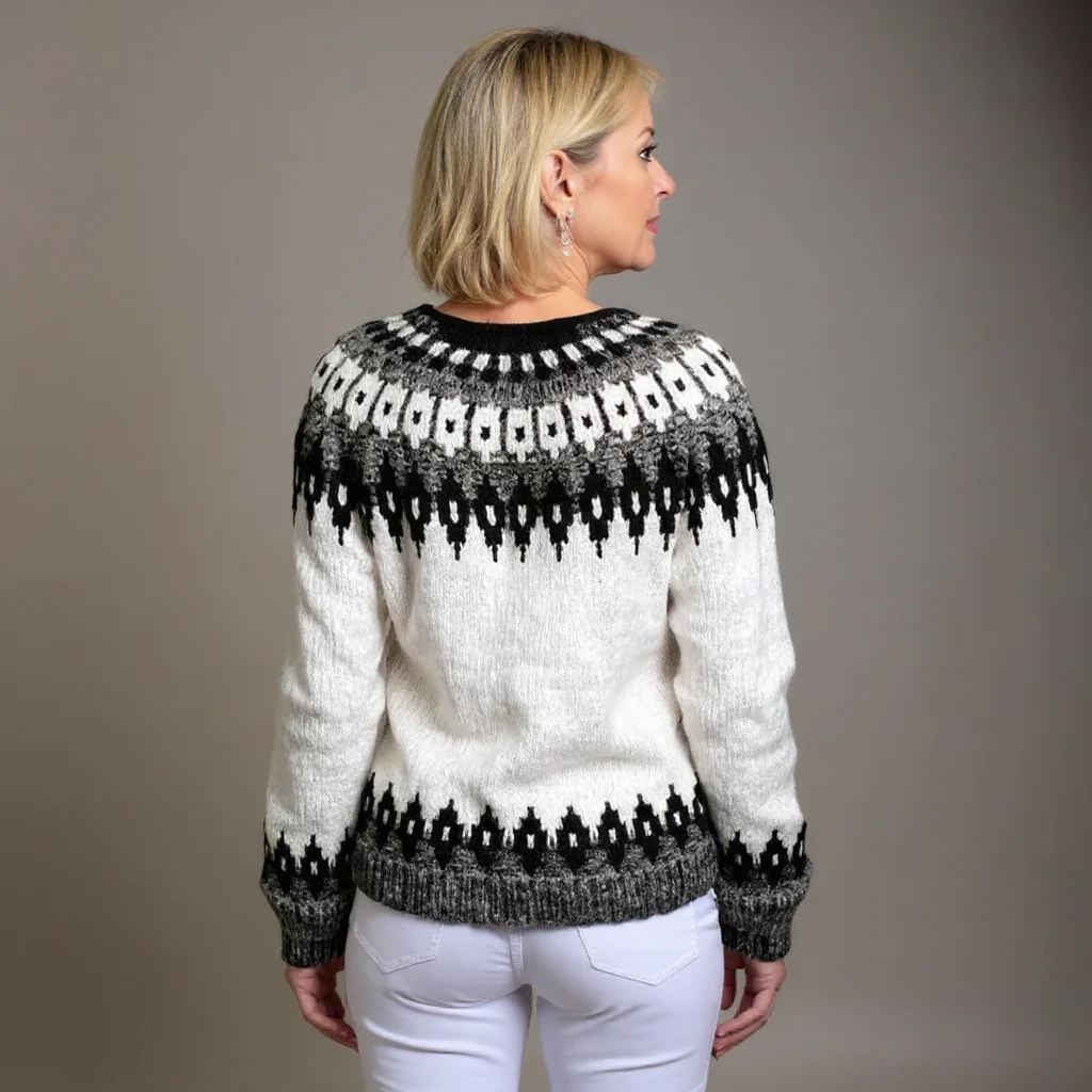 Natasha | Vintage Isländische Strickjacke - Image 3