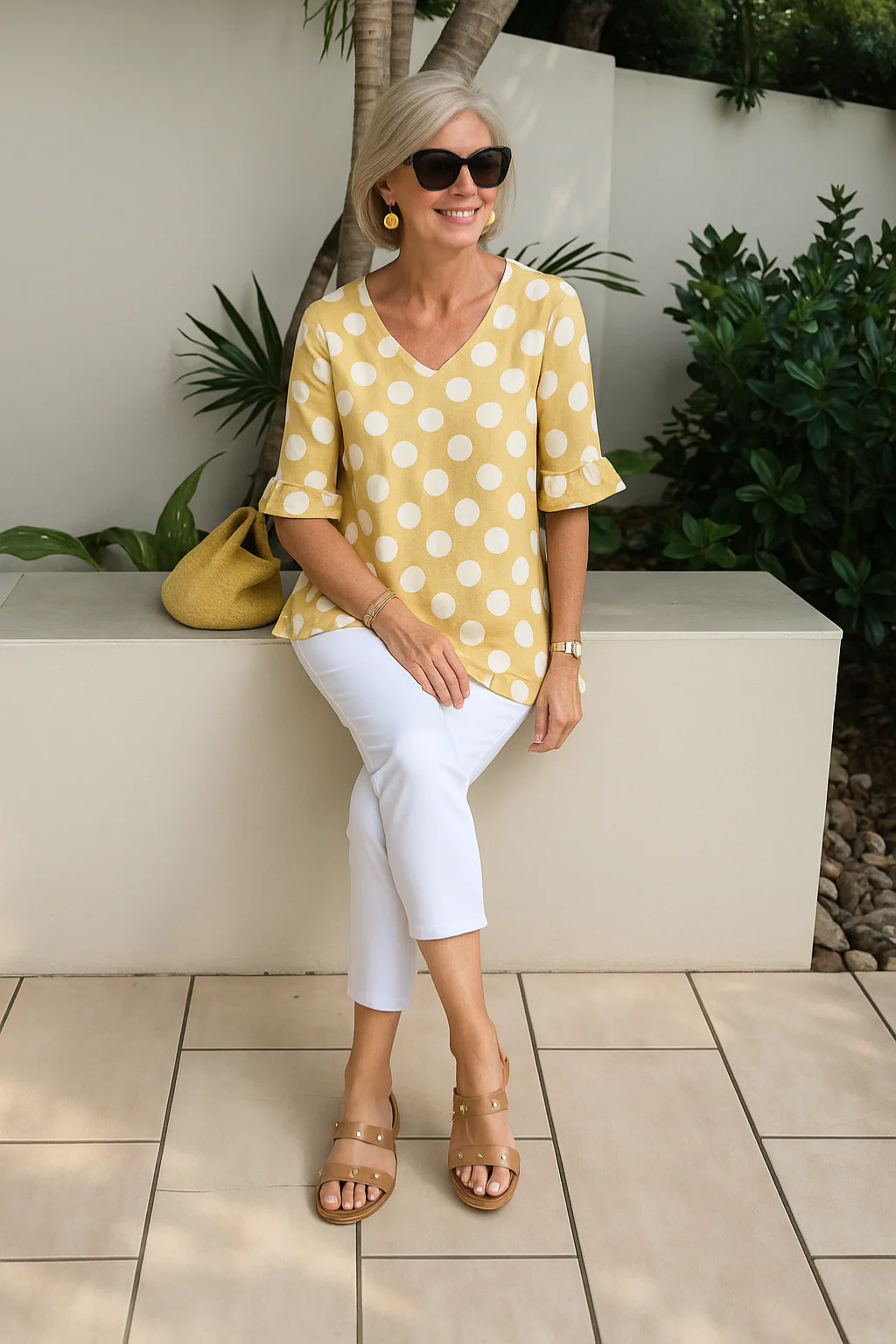 Nel™ | Elegante Polka-Dot-Bluse - Image 2