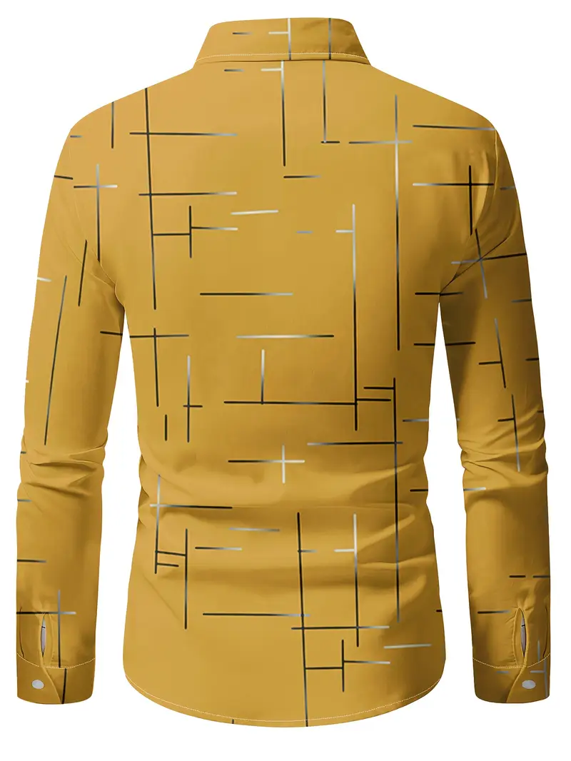 Nerio - Langarmhemd Mit Geometrischem Drucken - Image 10