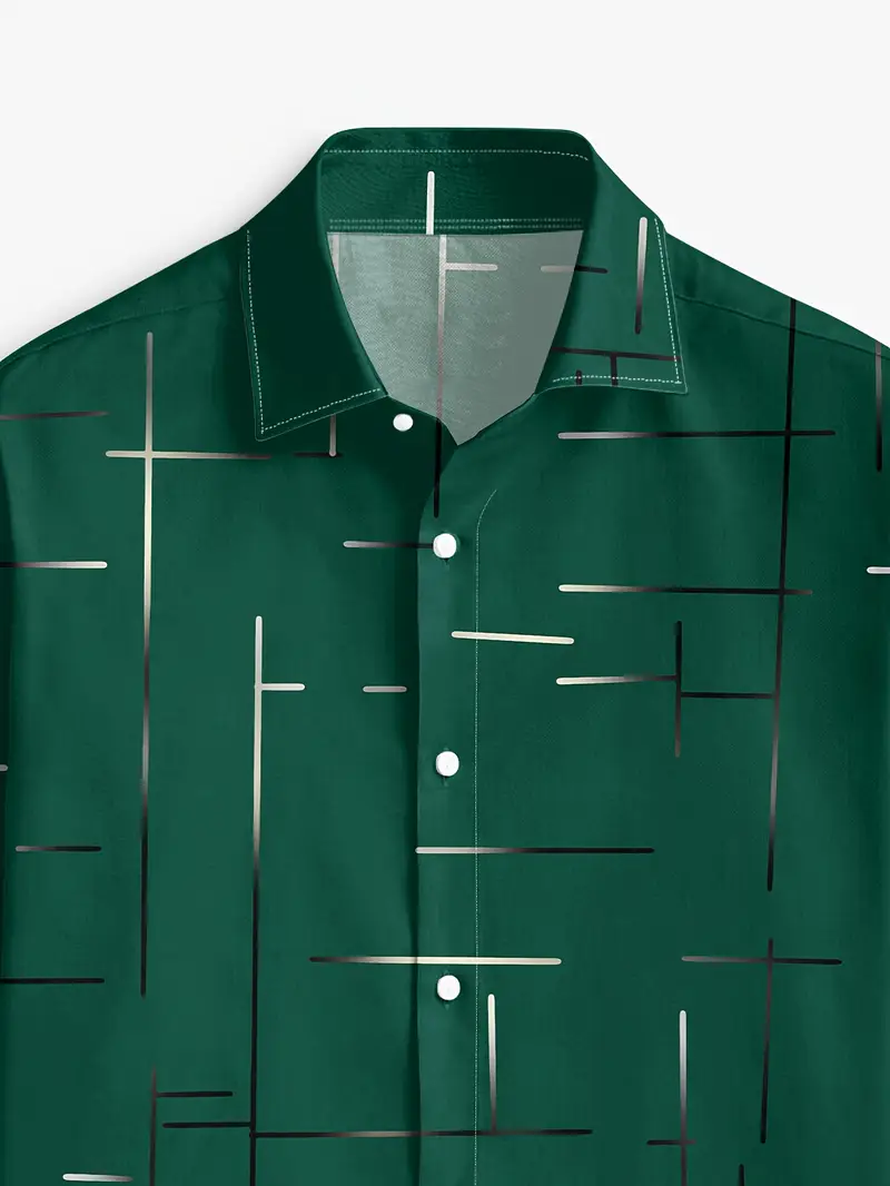 Nerio - Langarmhemd Mit Geometrischem Drucken - Image 14